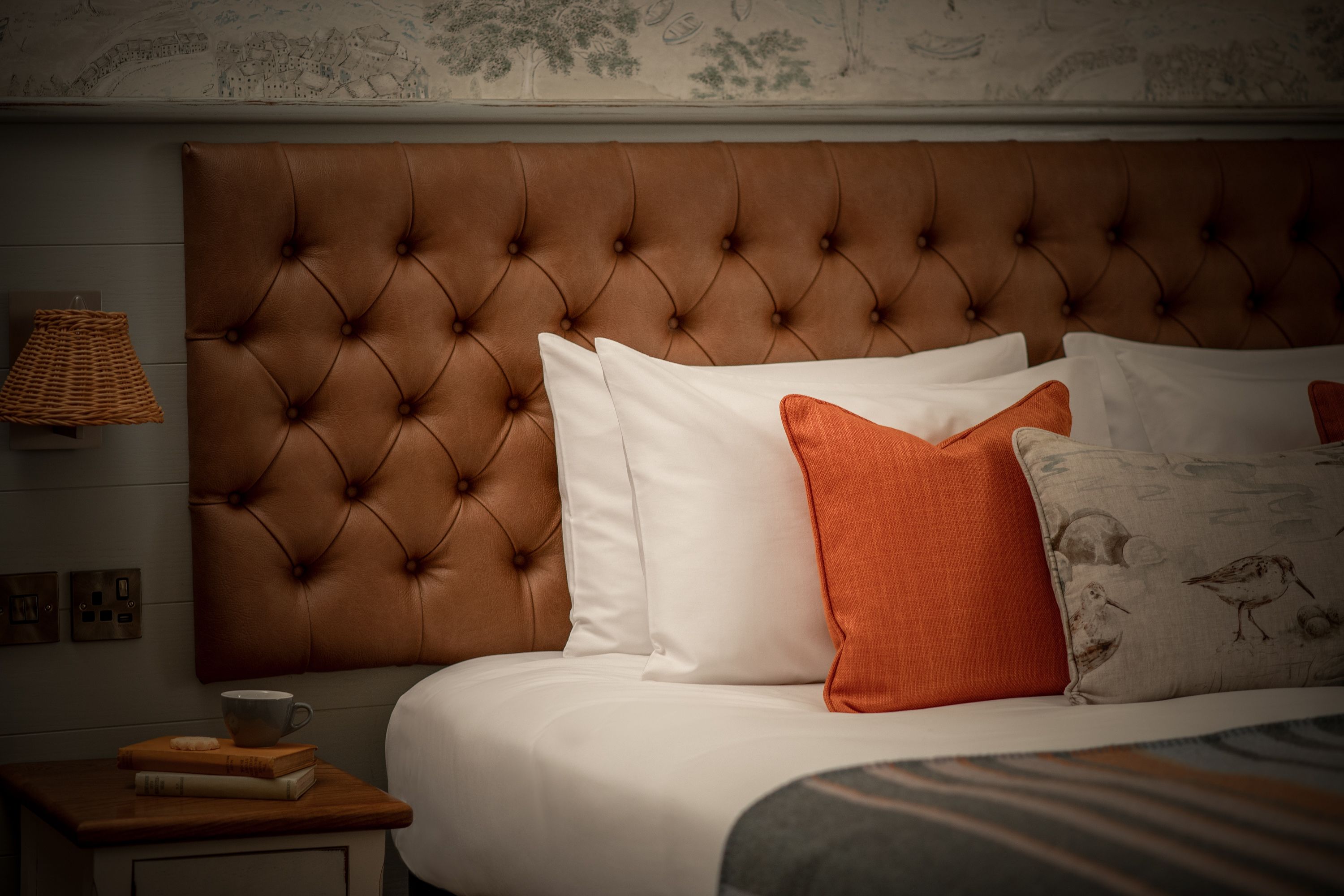 double bedroom details at the royal heysham